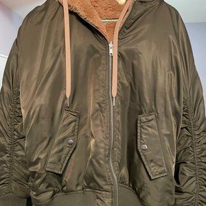 Forever 21 reversible bomber